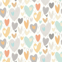 WGU50138W Pop Hearts Honey Mallow Wallpaper by Ohpopsi