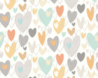 WGU50138W Pop Hearts Honey Mallow Wallpaper by Ohpopsi