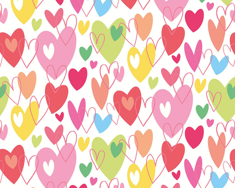 WGU50139W Pop Hearts Tutti Frutti Wallpaper by Ohpopsi