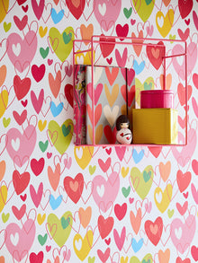WGU50139W Pop Hearts Tutti Frutti Wallpaper by Ohpopsi
