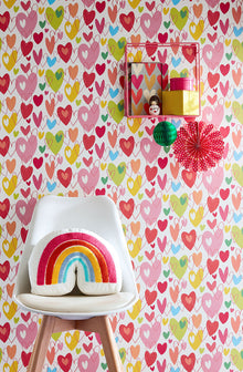 WGU50139W Pop Hearts Tutti Frutti Wallpaper by Ohpopsi