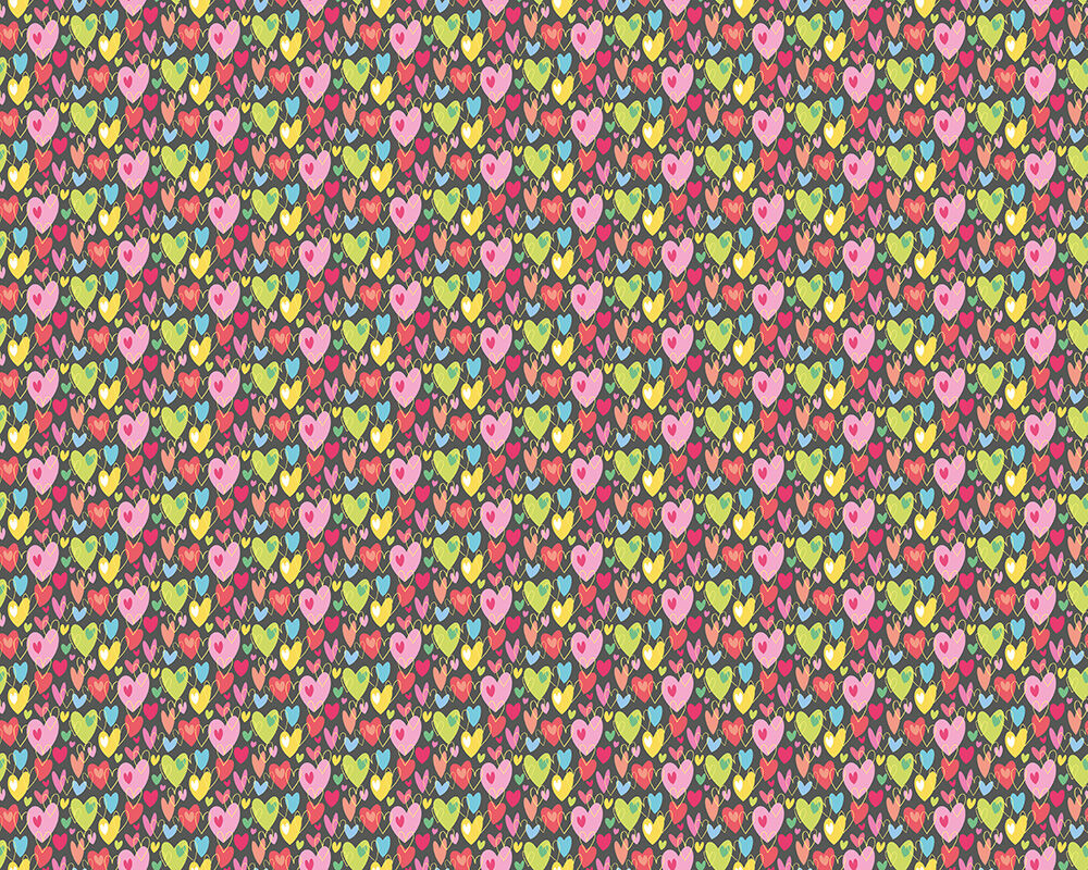 WGU50140W Pop Hearts Cherry Bon Bon Wallpaper by Ohpopsi