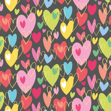 WGU50140W Pop Hearts Cherry Bon Bon Wallpaper by Ohpopsi