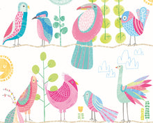 WGU50141W Feather Fandango Candy Apple Wallpaper by Ohpopsi