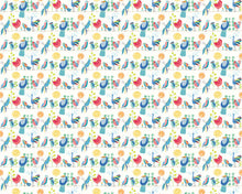 WGU50142W Feather Fandango Royal Bright Wallpaper by Ohpopsi