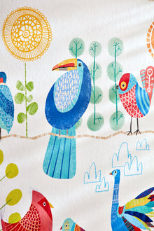 WGU50142W Feather Fandango Royal Bright Wallpaper by Ohpopsi