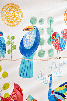 WGU50142W Feather Fandango Royal Bright Wallpaper by Ohpopsi