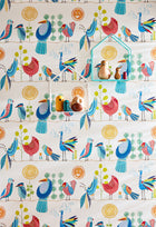 WGU50142W Feather Fandango Royal Bright Wallpaper by Ohpopsi