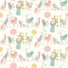 WGU50143W Feather Fandango Ballet Slipper Wallpaper by Ohpopsi