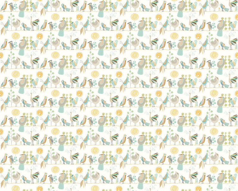 WGU50144W Feather Fandango Popcorn Wallpaper by Ohpopsi