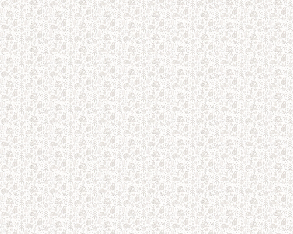 WGU50145W Honeywood Bears Dove Wallpaper by Ohpopsi