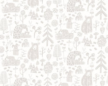 WGU50145W Honeywood Bears Dove Wallpaper by Ohpopsi