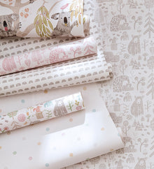WGU50145W Honeywood Bears Dove Wallpaper by Ohpopsi