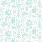 WGU50146W Honeywood Bears Bluejay Wallpaper by Ohpopsi