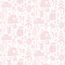 WGU50147W Honeywood Bears Petal Wallpaper by Ohpopsi