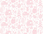 WGU50147W Honeywood Bears Petal Wallpaper by Ohpopsi