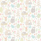 WGU50148W Honeywood Bears Sherbet Wallpaper by Ohpopsi