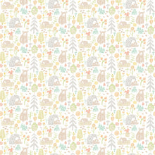 WGU50149W Honeywood Bears Honeycomb Wallpaper by Ohpopsi