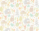 WGU50149W Honeywood Bears Honeycomb Wallpaper by Ohpopsi