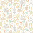 WGU50149W Honeywood Bears Honeycomb Wallpaper by Ohpopsi