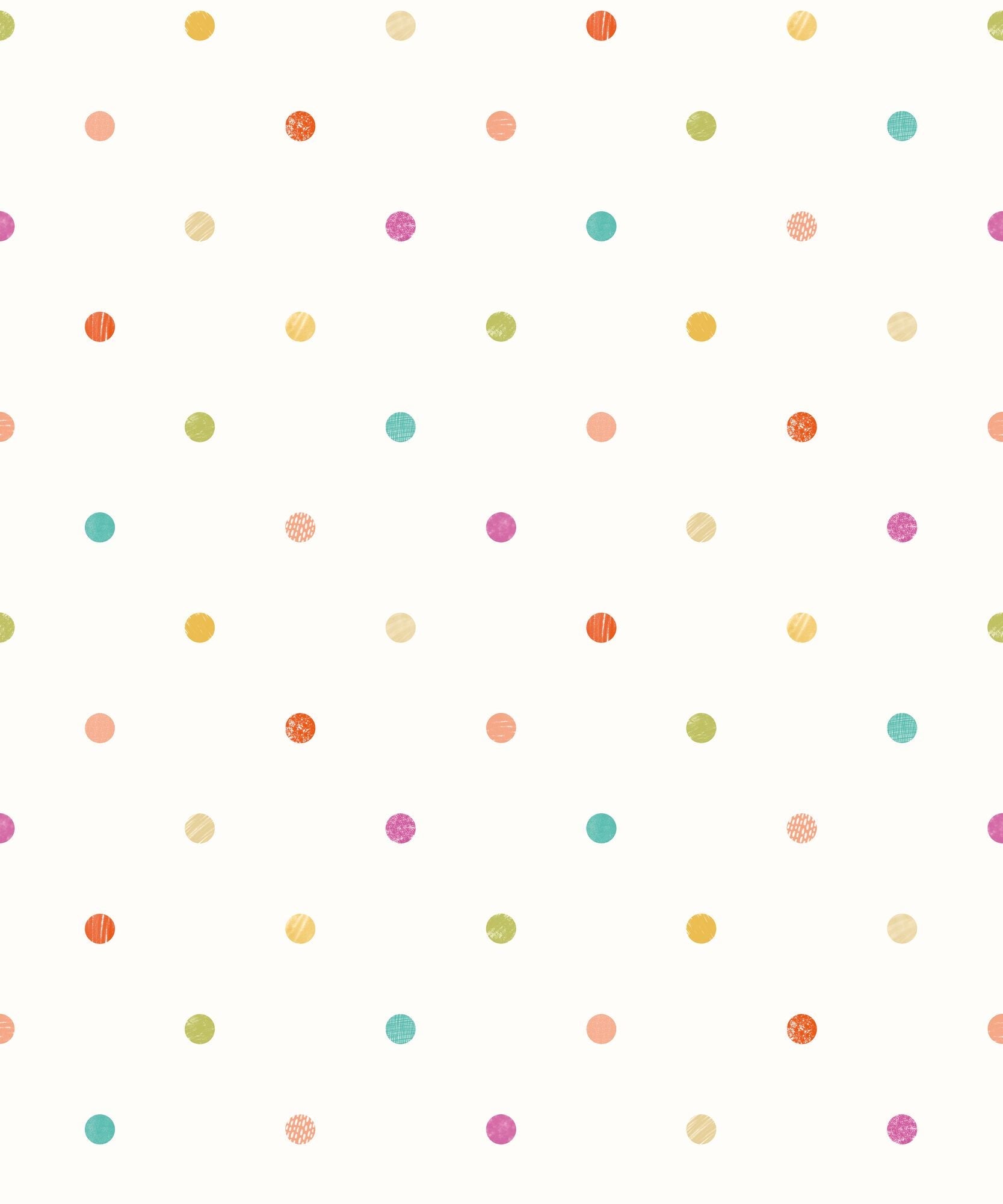 WGU50152W Doodle Spot Pumpkin Wallpaper by Ohpopsi