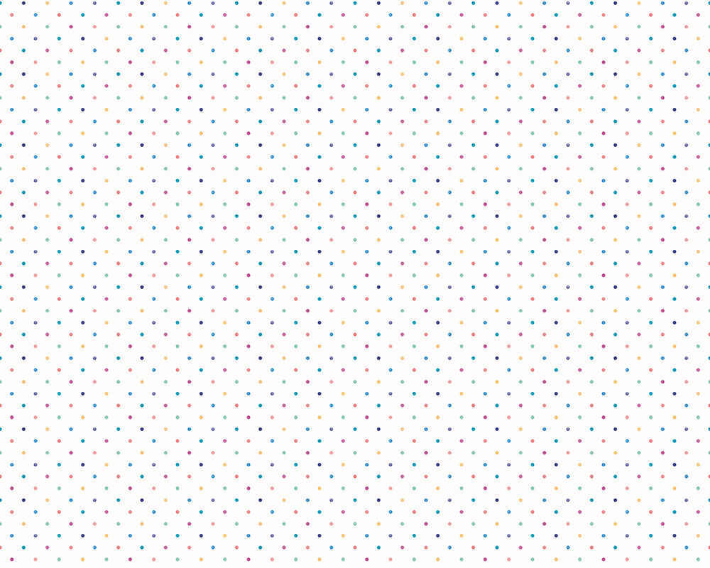 WGU50155W Doodle Spot Ink & Cornflower Wallpaper by Ohpopsi