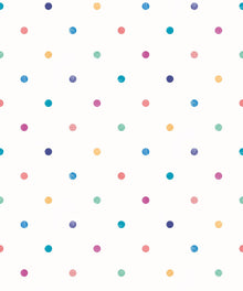 WGU50155W Doodle Spot Ink & Cornflower Wallpaper by Ohpopsi