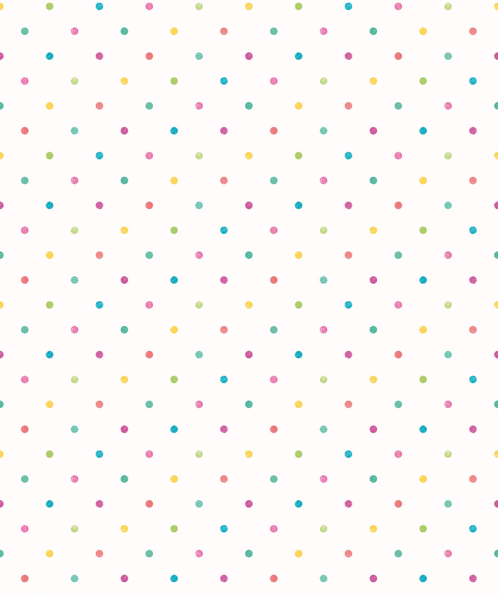 WGU50156W Doodle Spot Emerald & Cerise Wallpaper by Ohpopsi