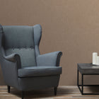 WH30103 Cotton Texture Welcome Home Bronze Brown Wallpaper By Galerie