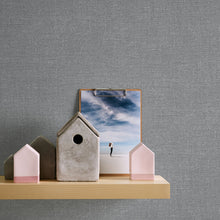 WH30118 Bark Texture Welcome Home Silver Grey Wallpaper By Galerie