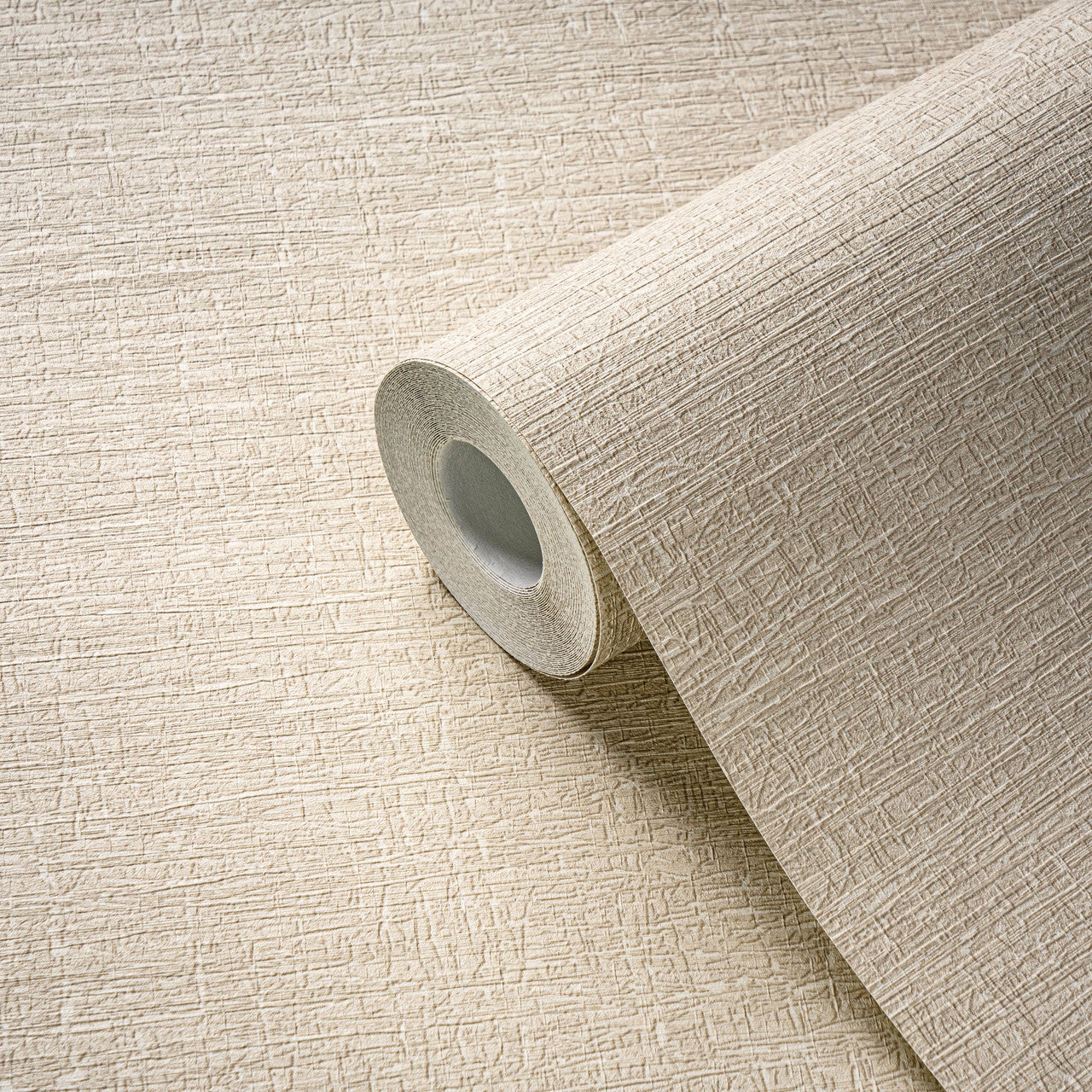 WH30119 Bark Texture Welcome Home Beige Wallpaper By Galerie