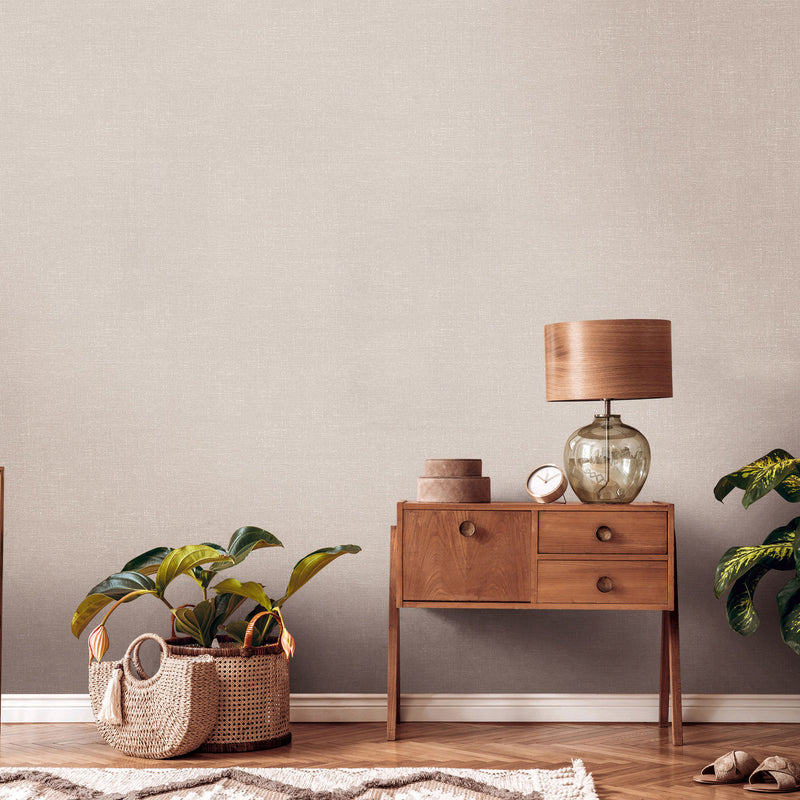 WH30121 Bark Texture Welcome Home Beige Wallpaper By Galerie