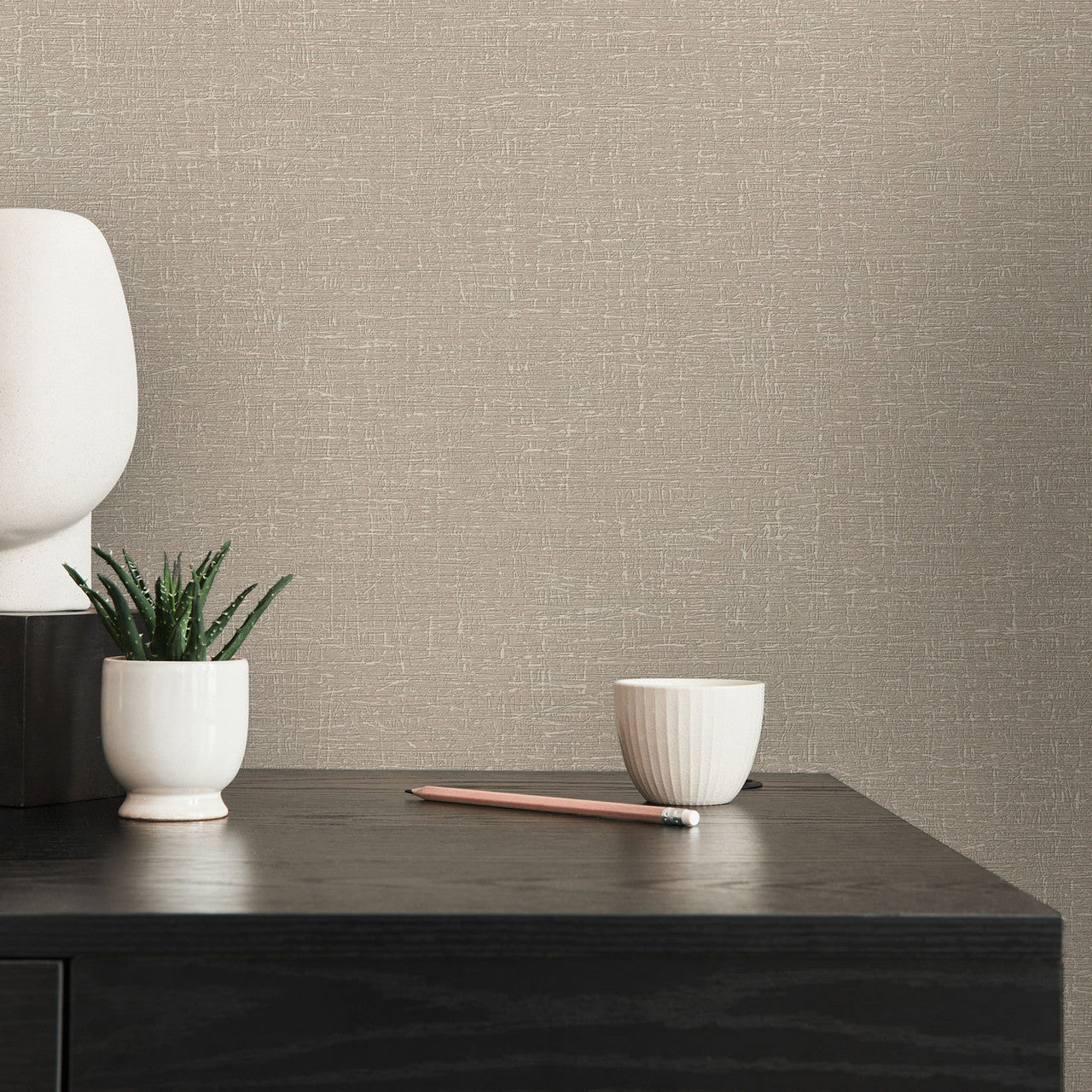 WH30122 Bark Texture Welcome Home Bronze Brown Wallpaper By Galerie