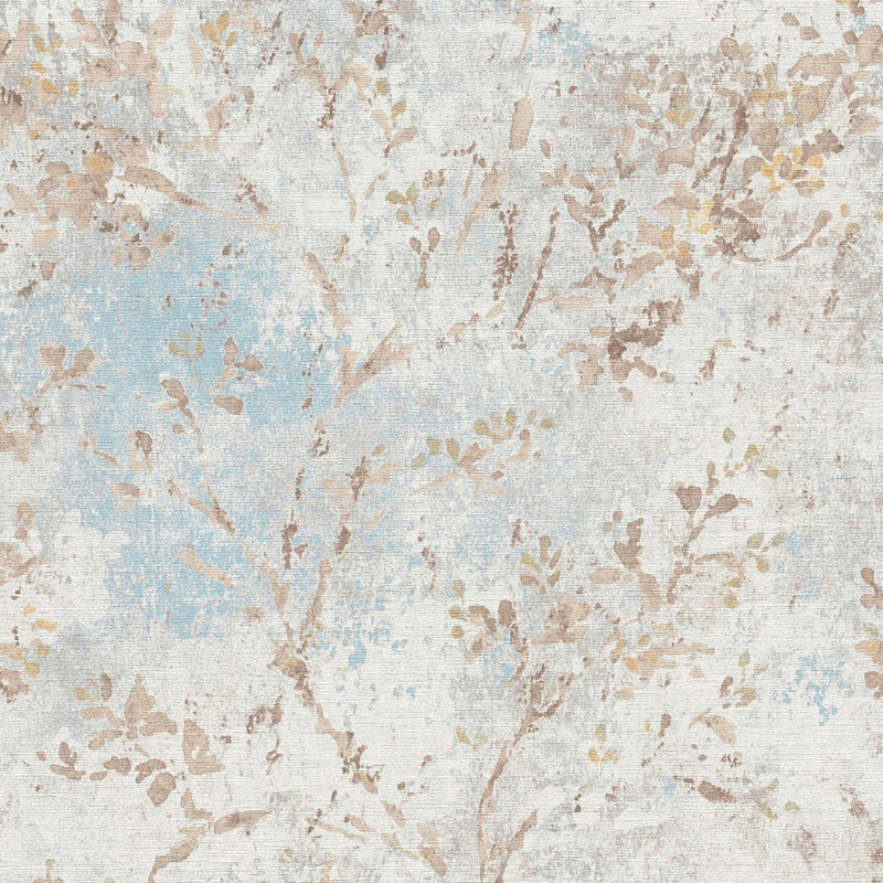 WH30124 Rustic Blossom Welcome Home Beige Wallpaper By Galerie