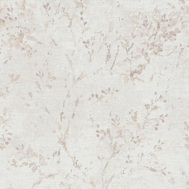 WH30125 Rustic Blossom Welcome Home Cream Wallpaper By Galerie