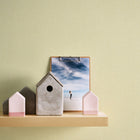 WH30129 Cotton Texture Welcome Home Yellow Wallpaper By Galerie