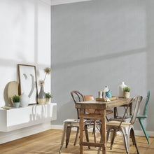WH30131 Cotton Texture Welcome Home Silver Grey Wallpaper By Galerie
