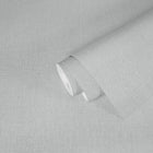 WH30131 Cotton Texture Welcome Home Silver Grey Wallpaper By Galerie