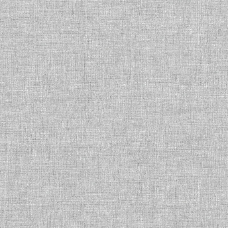 WH30131 Cotton Texture Welcome Home Silver Grey Wallpaper By Galerie