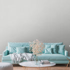 WH30133 Cotton Texture Welcome Home Silver Grey Wallpaper By Galerie