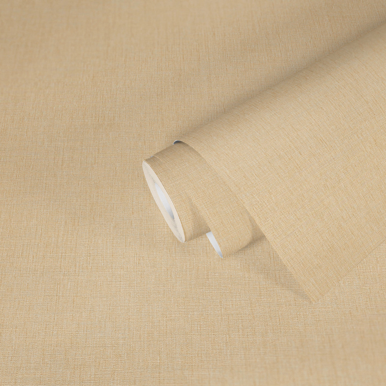 WH30134 Cotton Texture Welcome Home Yellow Wallpaper By Galerie