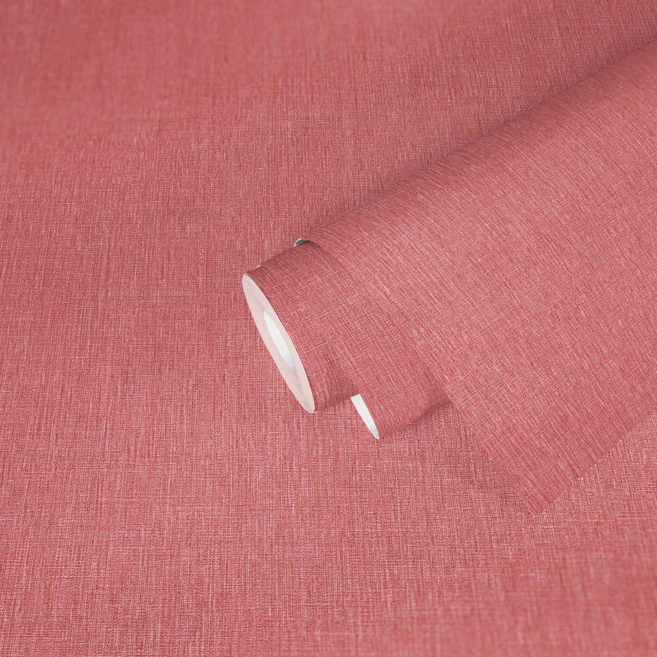 WH30137 Cotton Texture Welcome Home Red Wallpaper By Galerie