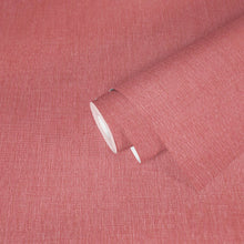 WH30137 Cotton Texture Welcome Home Red Wallpaper By Galerie