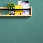 WH30138 Cotton Texture Welcome Home Green Wallpaper By Galerie