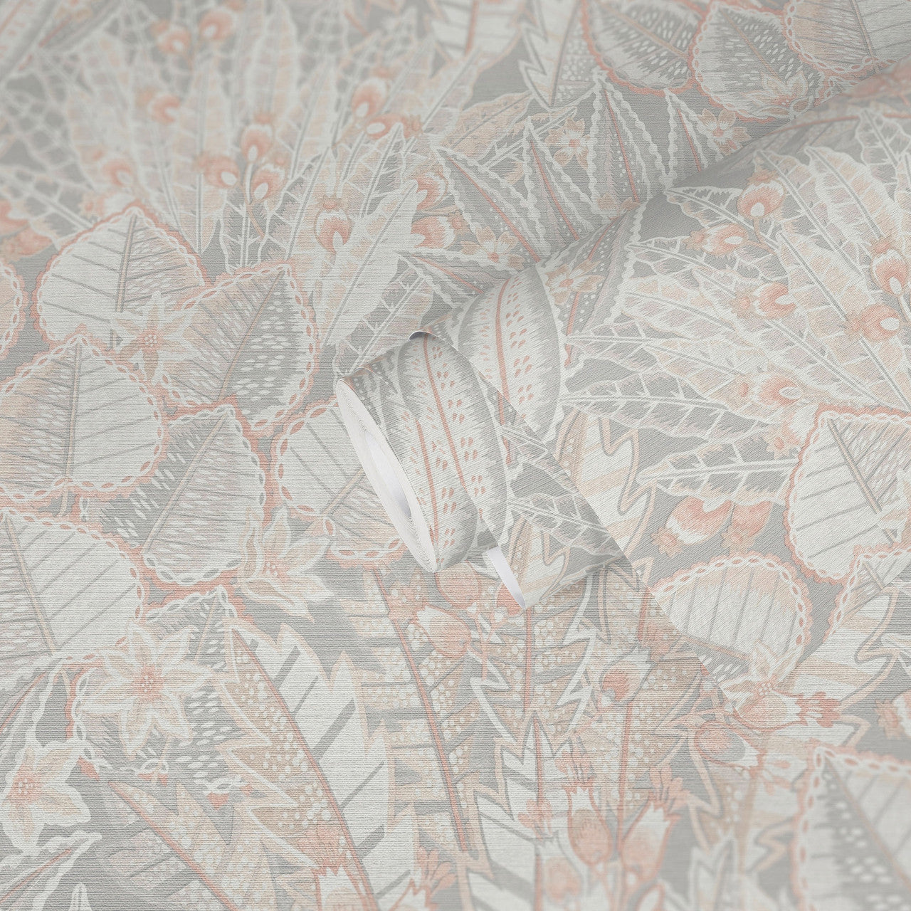WH30143 Bohemian Floral Welcome Home Beige Wallpaper By Galerie