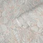 WH30143 Bohemian Floral Welcome Home Beige Wallpaper By Galerie