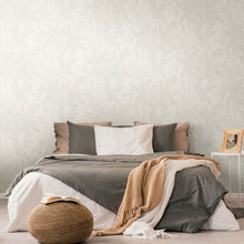 WH30145 Botanical Leaves Welcome Home Beige Wallpaper By Galerie