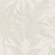 WH30145 Botanical Leaves Welcome Home Beige Wallpaper By Galerie