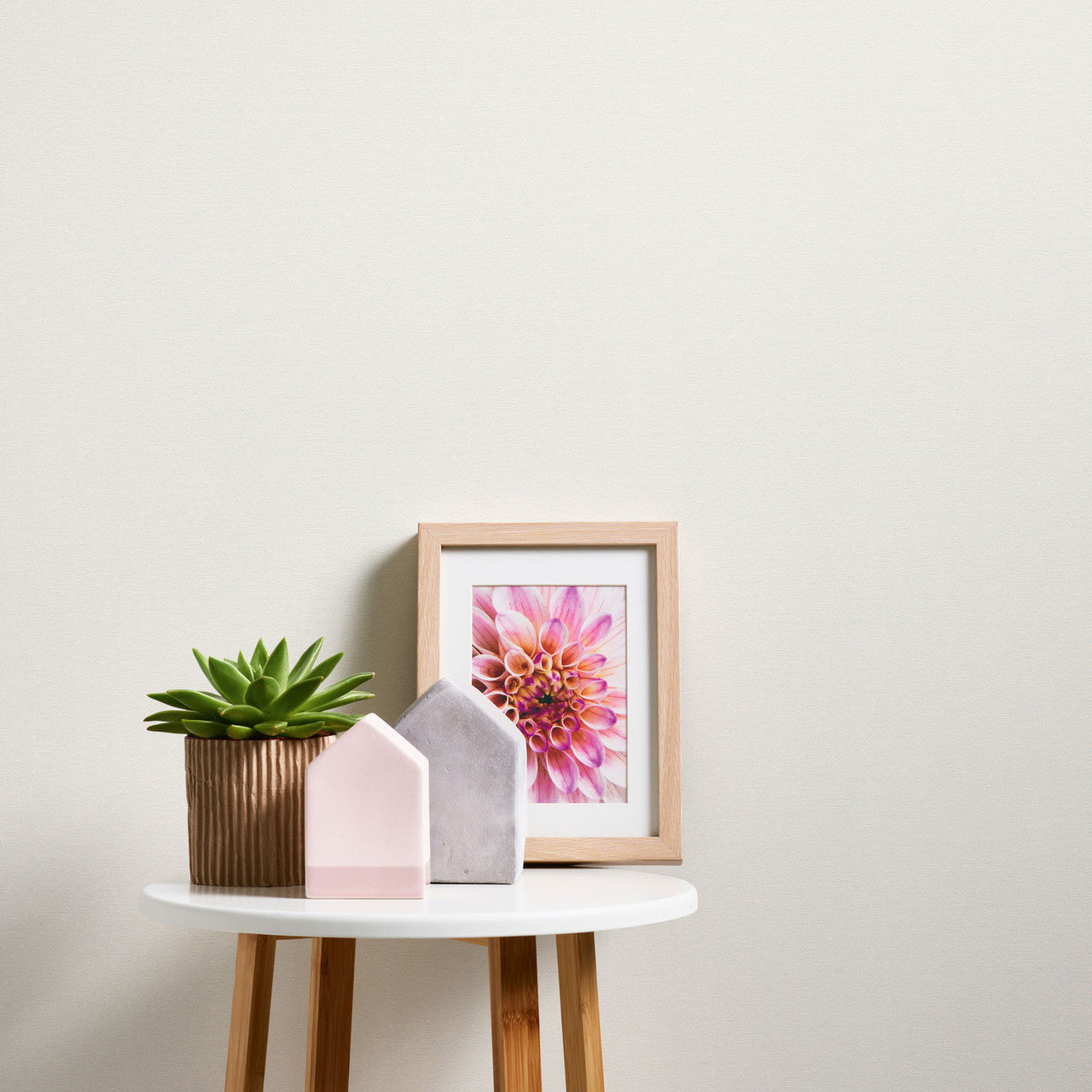 WH30151 Rustic Texture Welcome Home Cream Wallpaper By Galerie