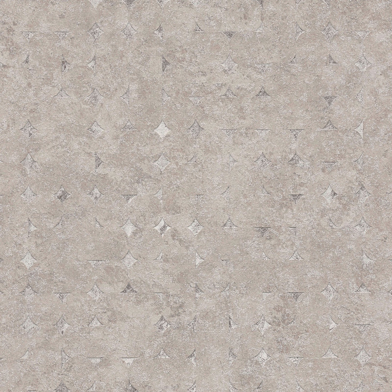 WH30157 Industrial Harlequin Motif Welcome Home Beige Wallpaper By Galerie